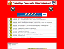 Tablet Screenshot of feuerwehr-obertiefenbach.de